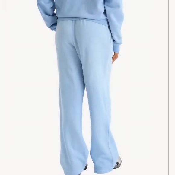 SKIMS French Terry Jogger Pant Cotton Pockets Drawstring Loose Fit Blue Sz XXS - Picture 4 of 14